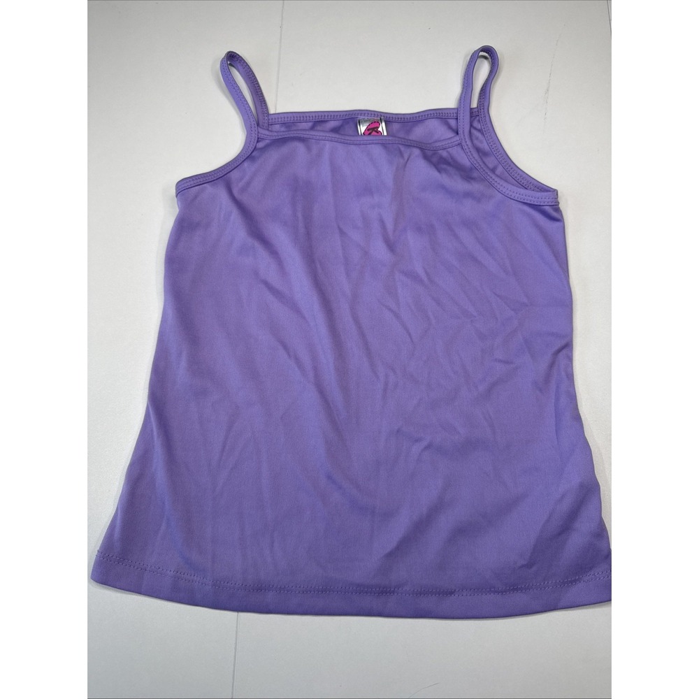 Knitworks Girls Size M 10 12 Lavender Spaghetti Strap Square Neck Tank Top Cami